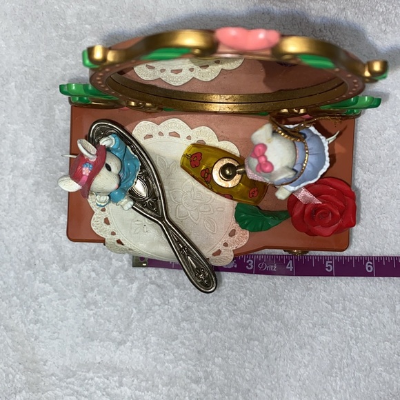 1994 Lustre Fame Maestro Mouse Little Dresser Music Box Its a Small World 509185 - Picture 8 of 10